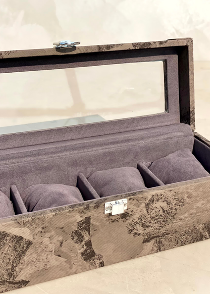 Indo Mocha Watch Box - 4 Slots