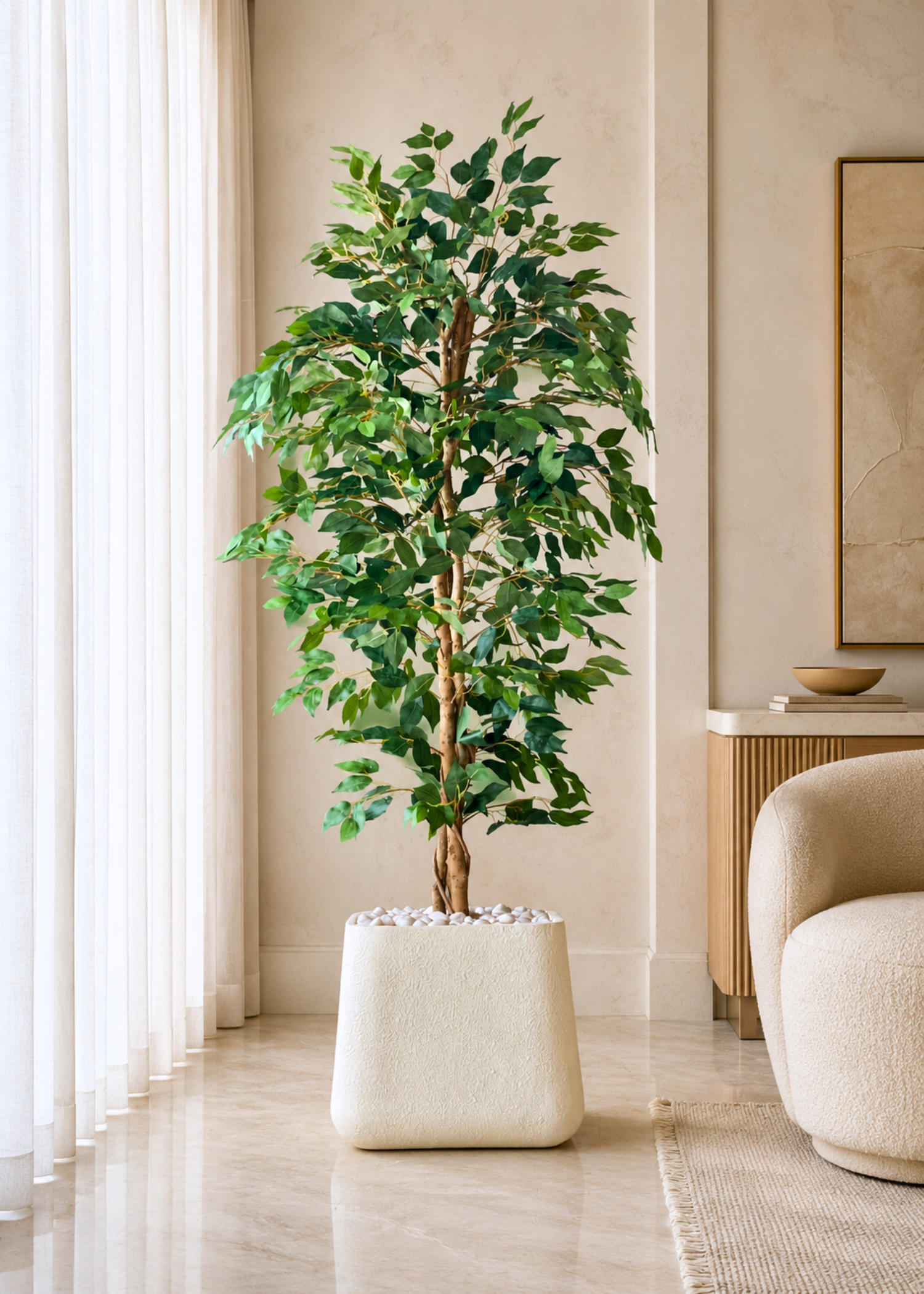 Artificial Weeping Ficus Plant - 6 Feet