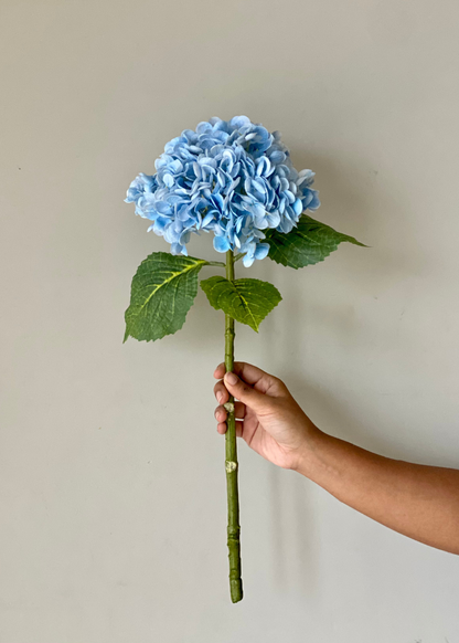 Artificial Hydrangea Flower Bunch – Breeze Blue
