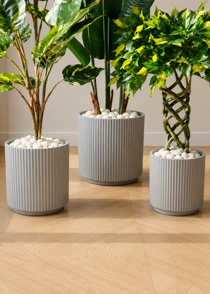 Linear Planters -  Light Grey