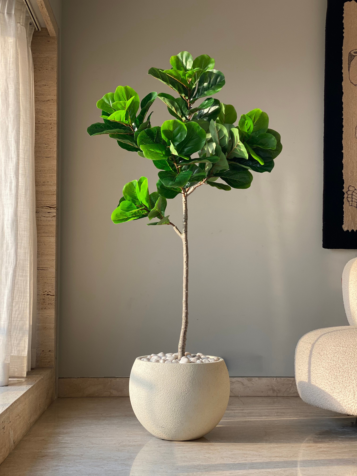 Artificial Fiddle Leaf Plant - 5 Feet