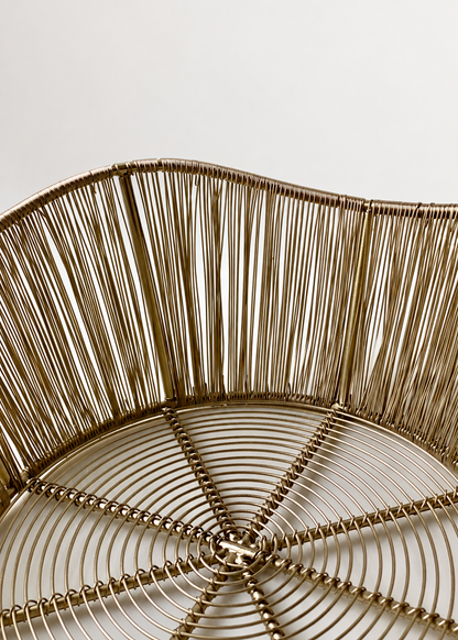 Alora Gold Fruit Basket - Large