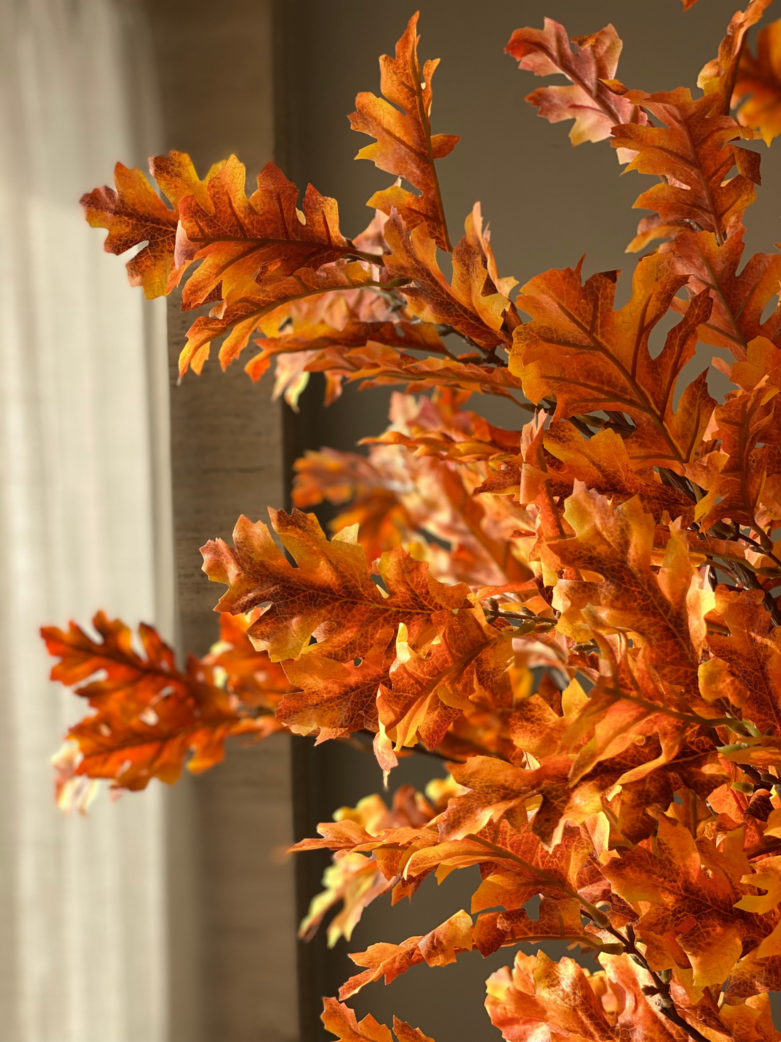 Artificial Autumn Maple Plant - 5.5 Feet