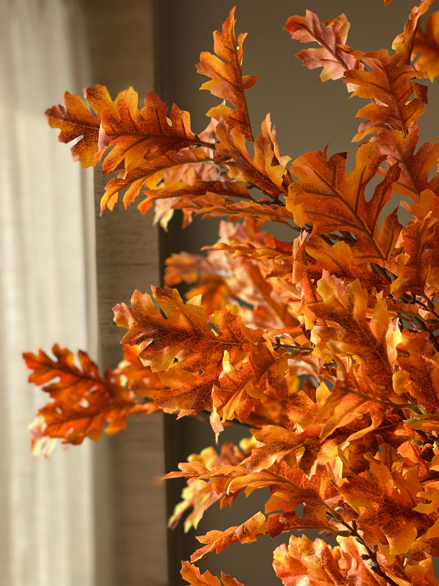 Artificial Autumn Maple Plant - 5.5 Feet