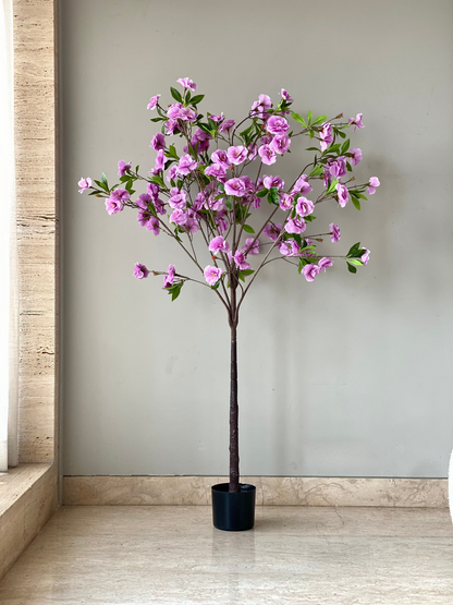 Artificial Hibiscus Plant - 5 Feet