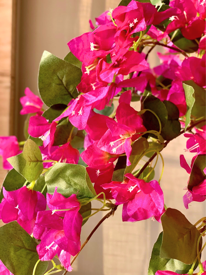Artificial Purple Bougainvillea Plant - 3 Feet