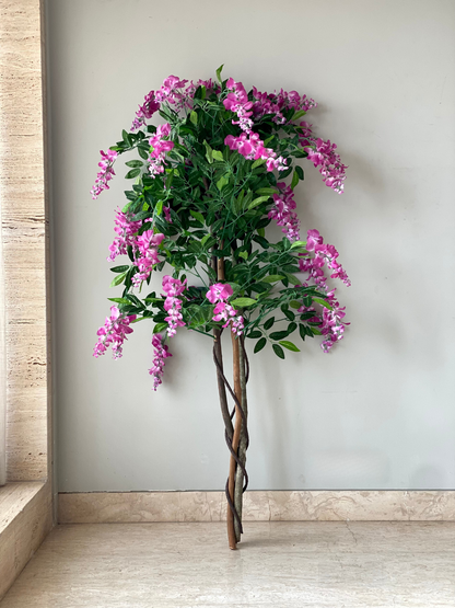 Artificial Sweet Pea Blush Pink Plant - 5.5 Feet