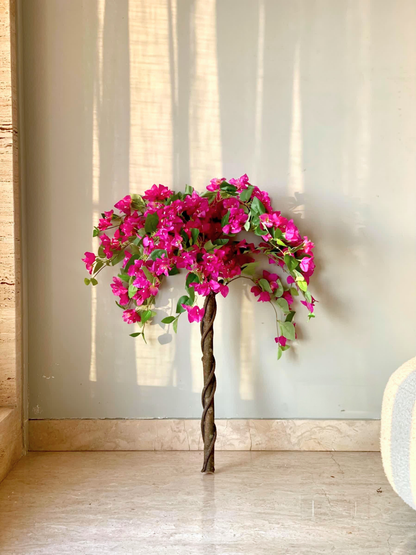 Artificial Purple Bougainvillea Plant - 3 Feet