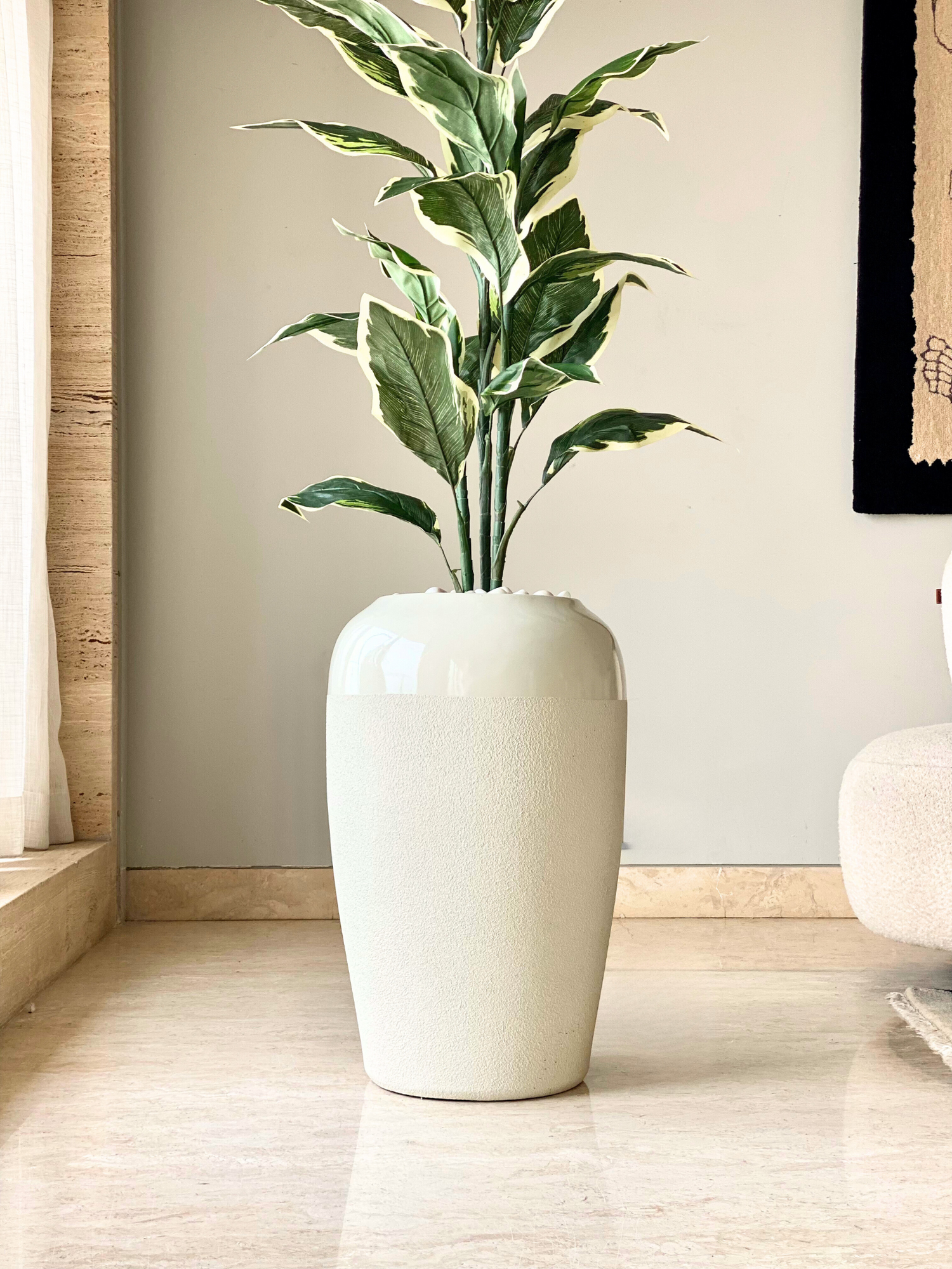 Luxe Prado Planters - Ivory