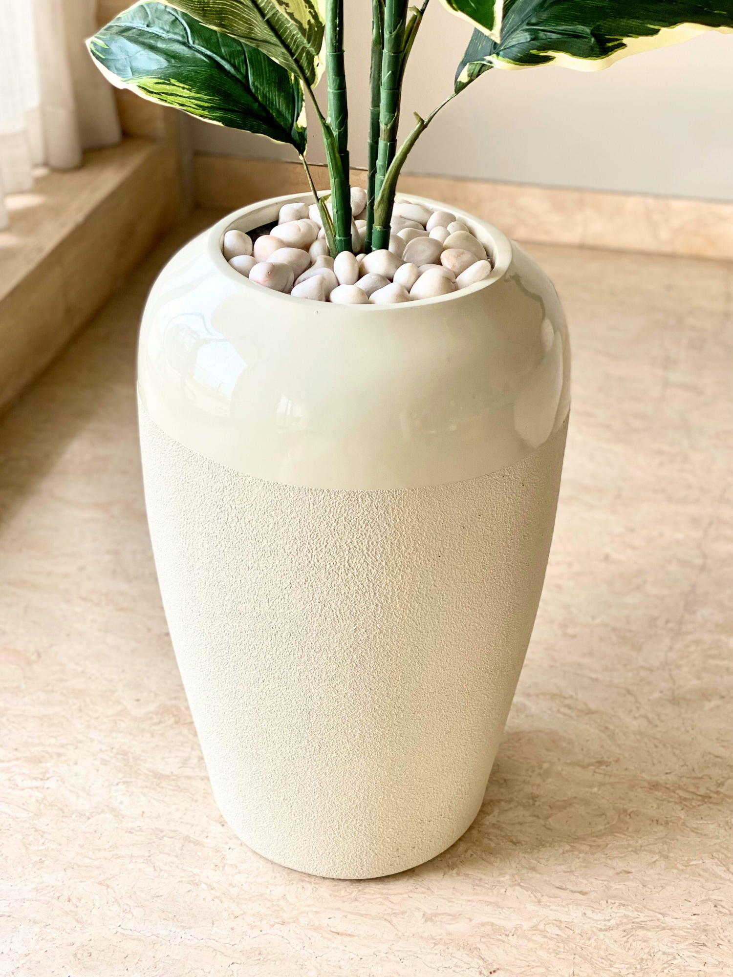 Luxe Prado Planters - Ivory