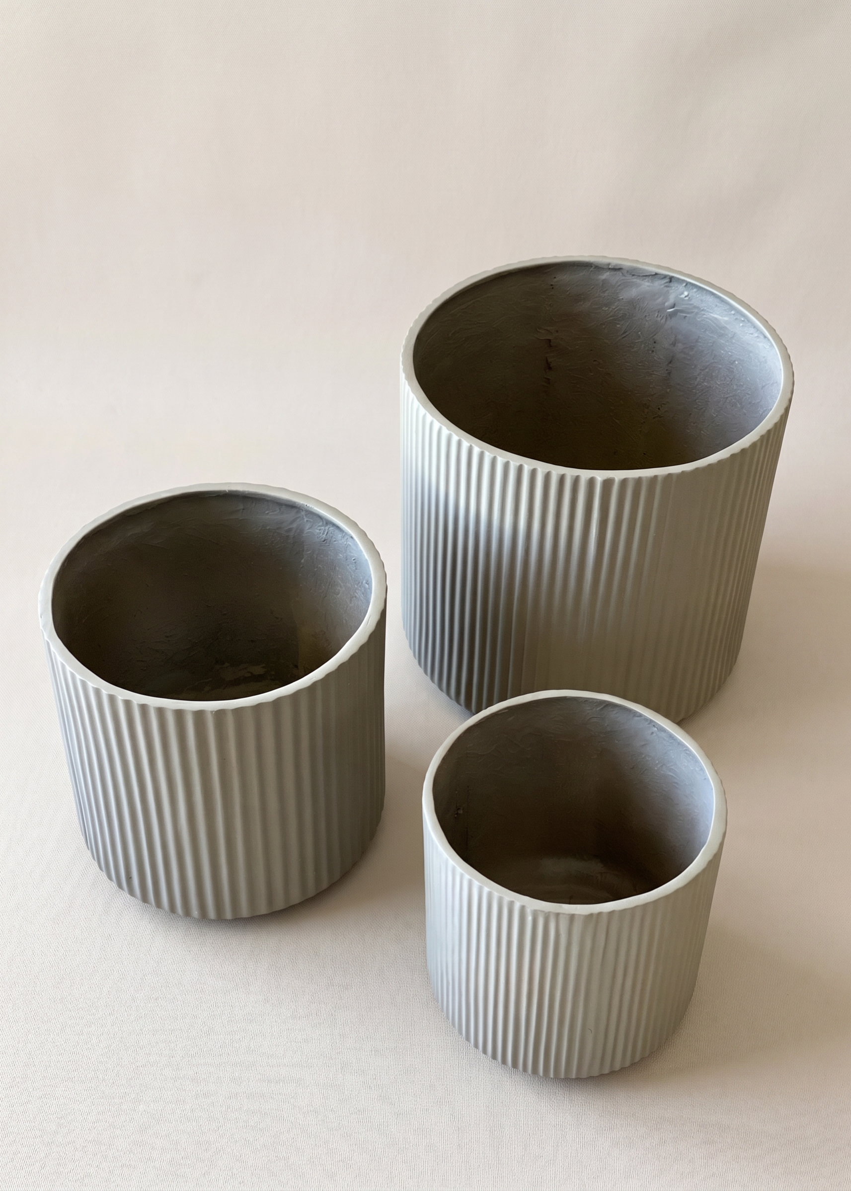 Linear Planters -  Light Grey
