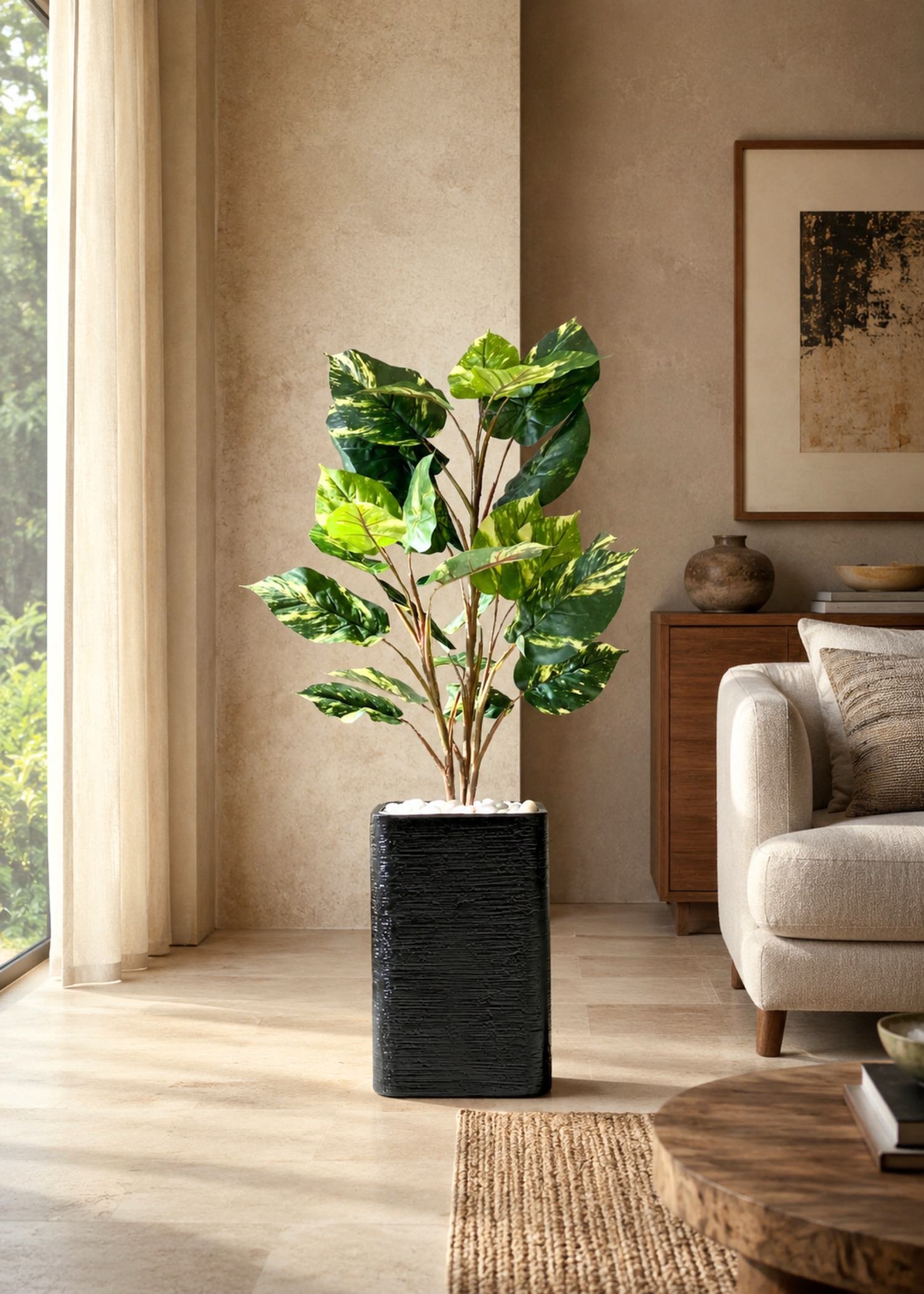 Hudson Square Planters - Black