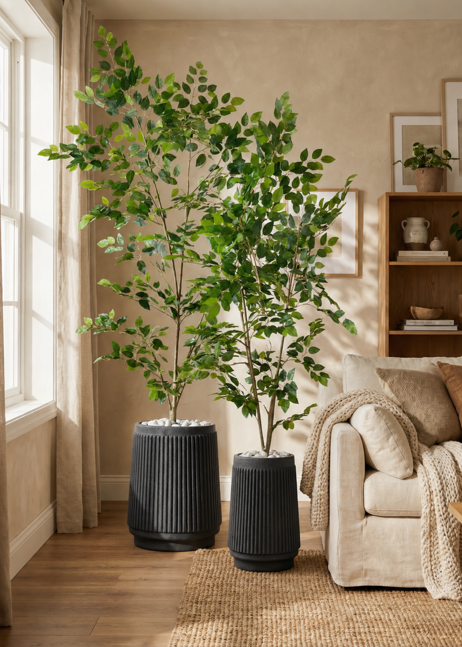 Hanover Black Planter