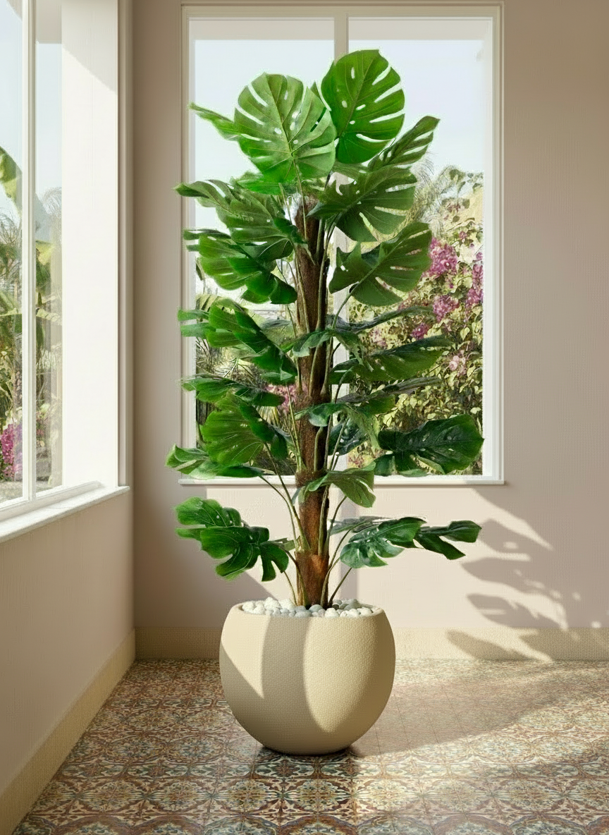 Artificial Monstera Muse Plant - 5 Feet