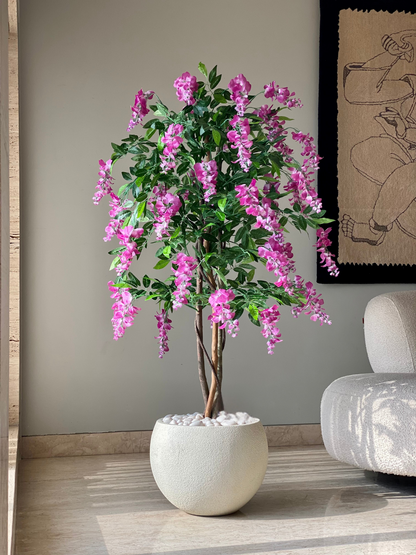 Artificial Sweet Pea Blush Pink Plant - 5.5 Feet