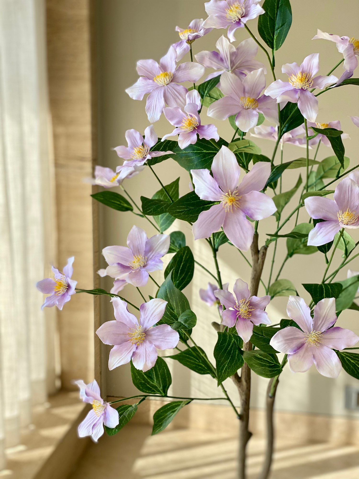 Artificial Clematis Plant  - 4 Feet