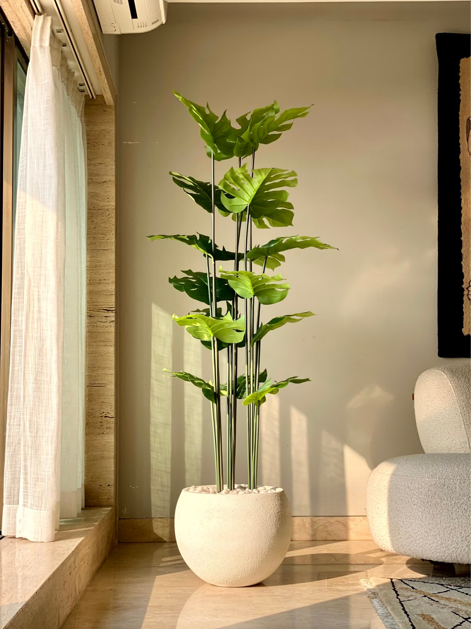 artificial plants monstera Artificial Lush Monstera Plant