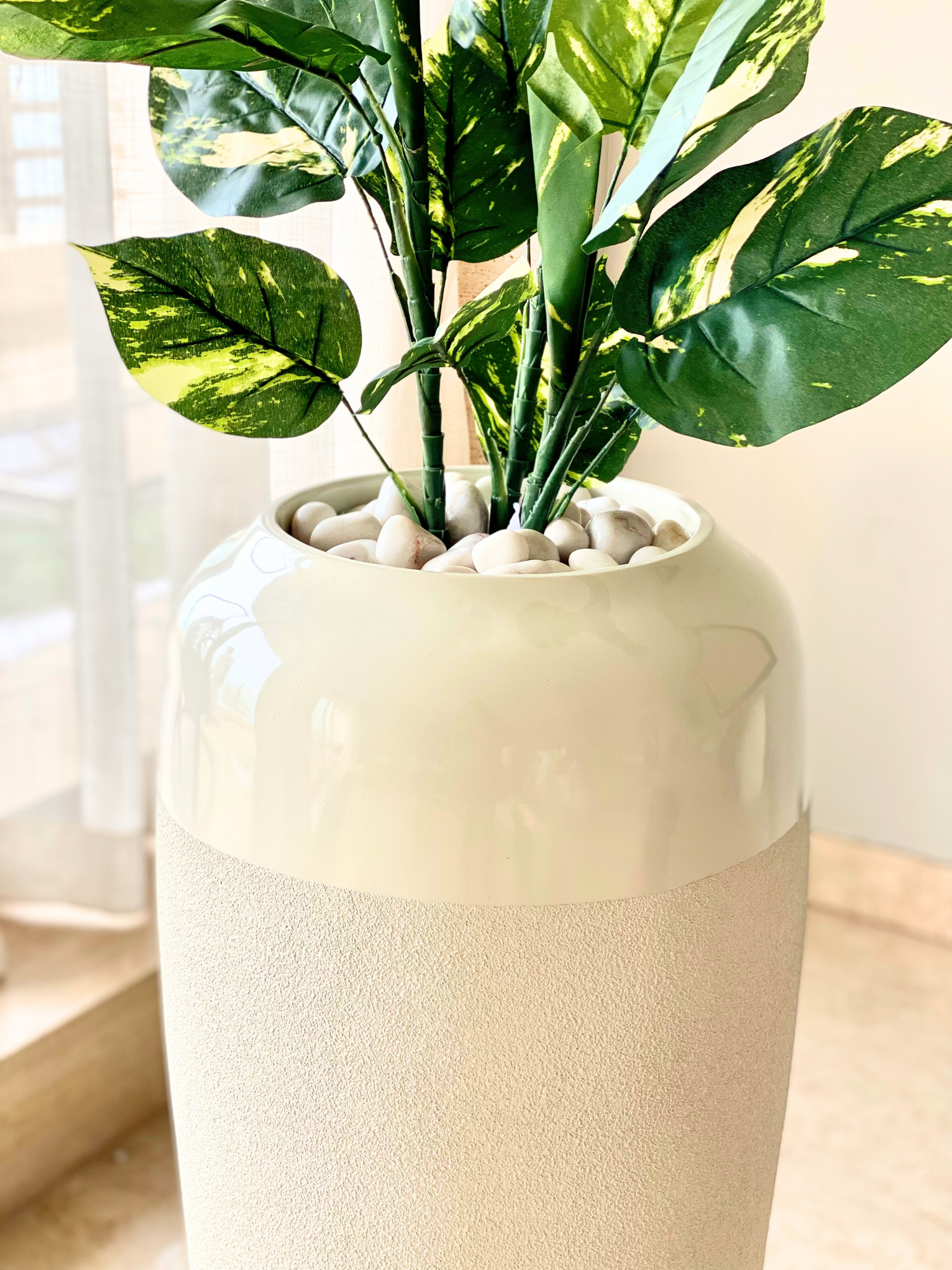 Luxe Prado Planters - Ivory