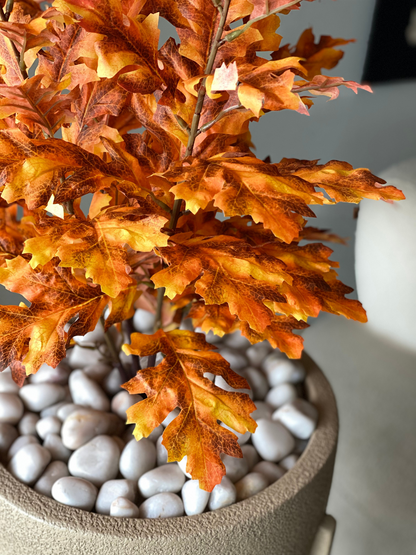 Artificial Autumn Maple Plant - 3 Feet