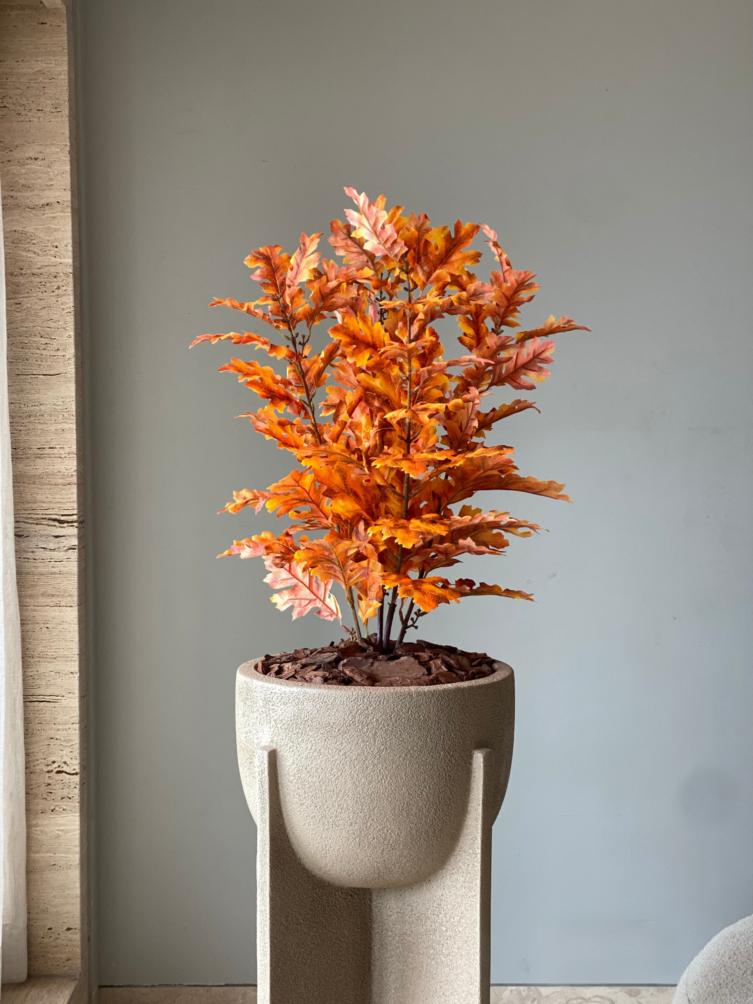 Artificial Autumn Maple Plant - 3 Feet