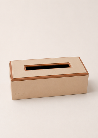 Naples Taupe Tissue Box