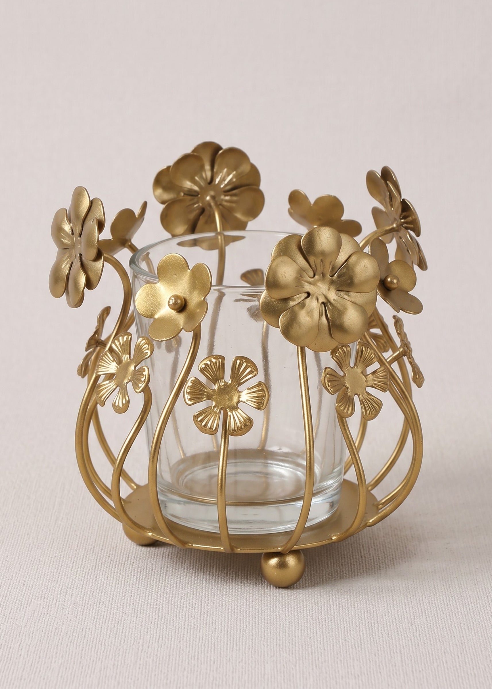 Floral Votive (Single Piece)