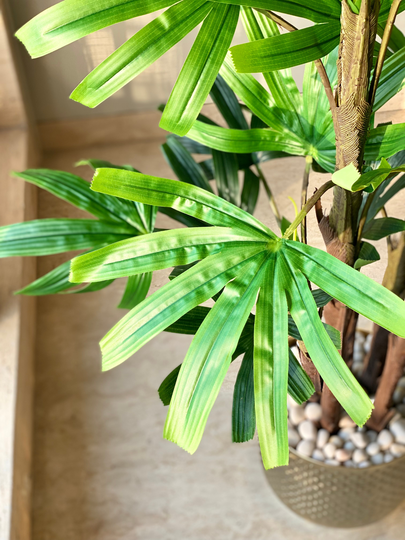 Artificial Dense Rhapis Palm  Plant - 6 Feet