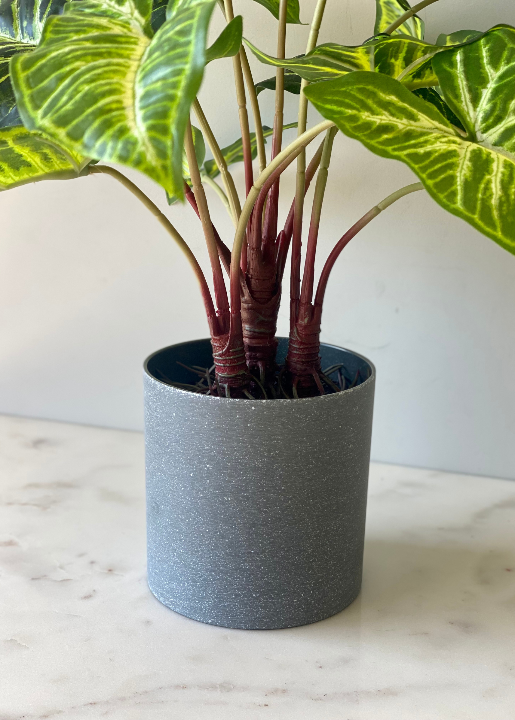 Artificial Varigated Pothos Plant - 1.5 Feet