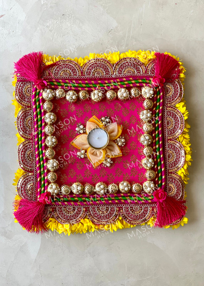 Festive Kamal Rangoli Matt