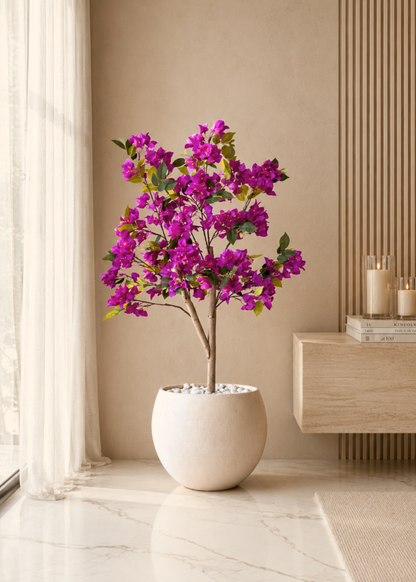 Artificial Purple Bougainvillea Plant - 4 Feet