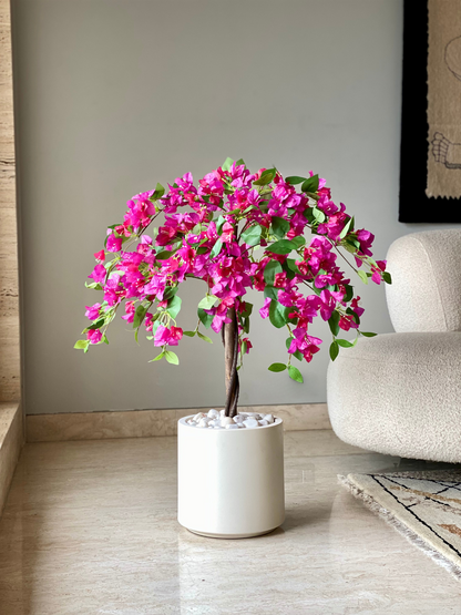 Artificial Pink Bougainvillea Plant - 3.5 Feet