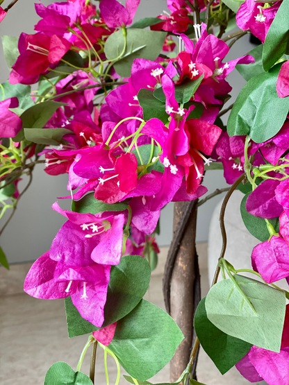 Artificial Pink Bougainvillea Plant - 3.5 Feet