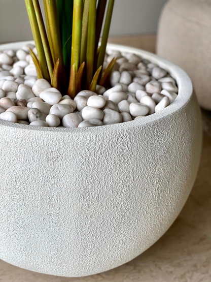 Lithos Planters - Chalk White