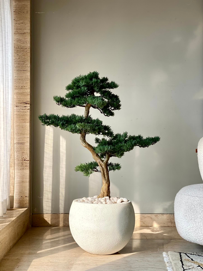 Artificial Cypress Bonsai Plant - 3 Feet