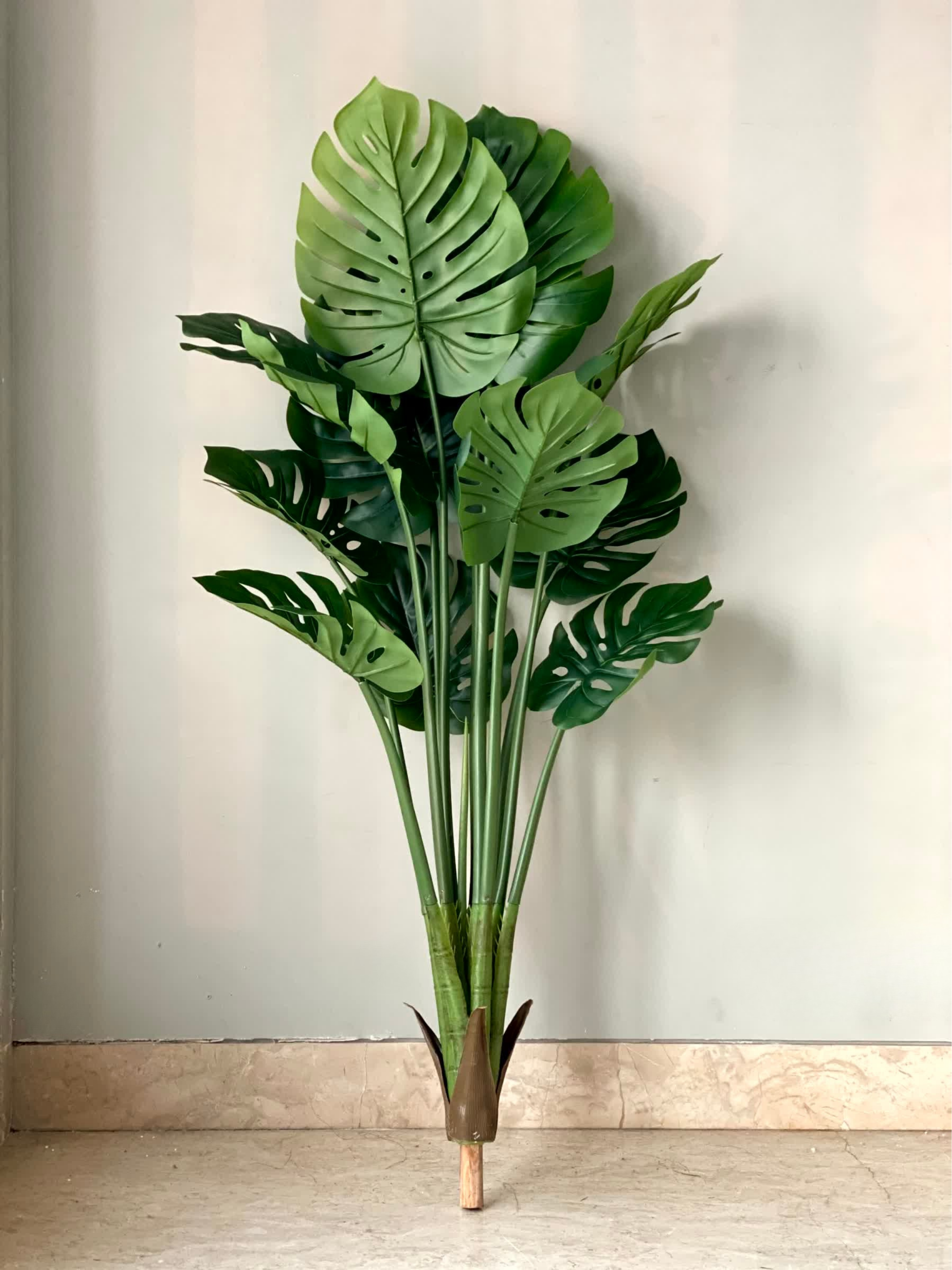 Artificial Tropical Monstera Plant - 4 Feet