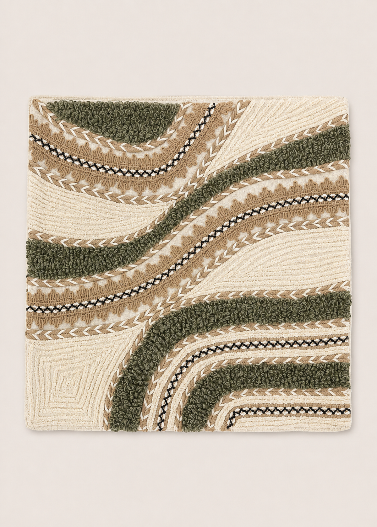 Moss Wave Cushion Cover