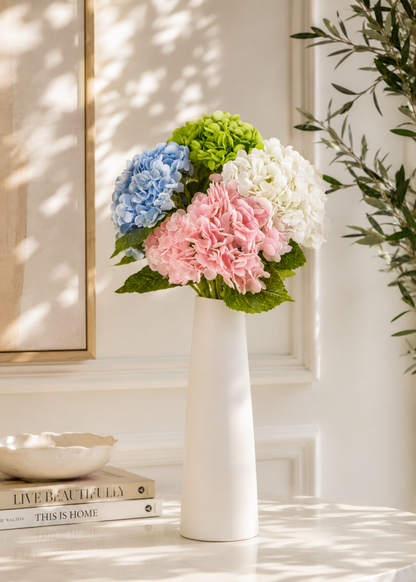 Artificial Hydrangea Flower Bunch – Breeze Blue