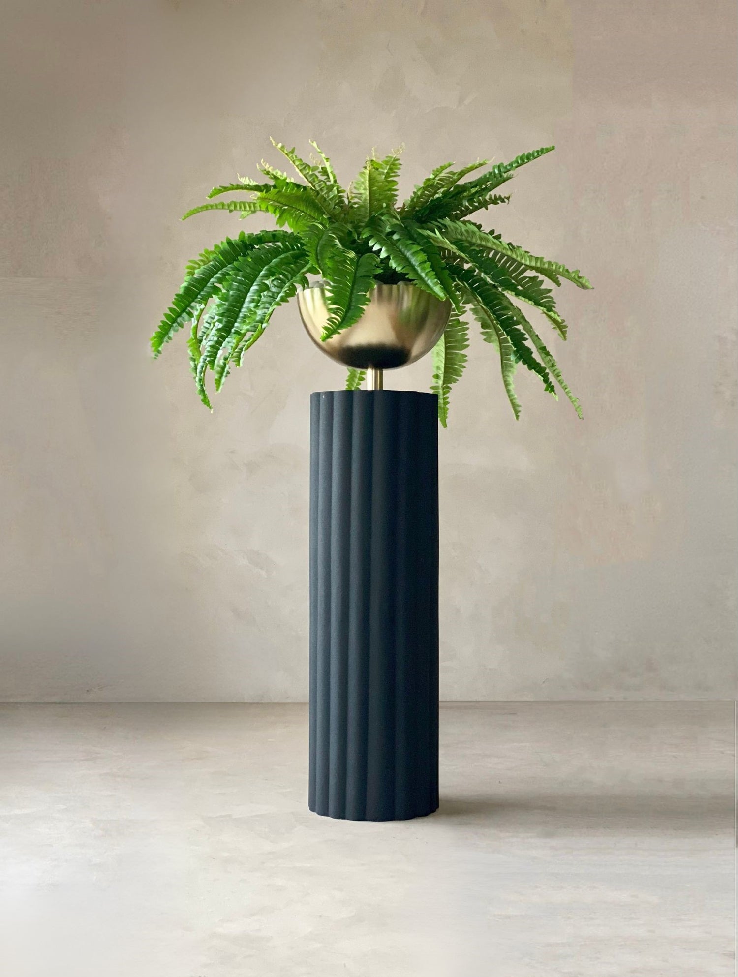Sabi Fluted Planters - Black