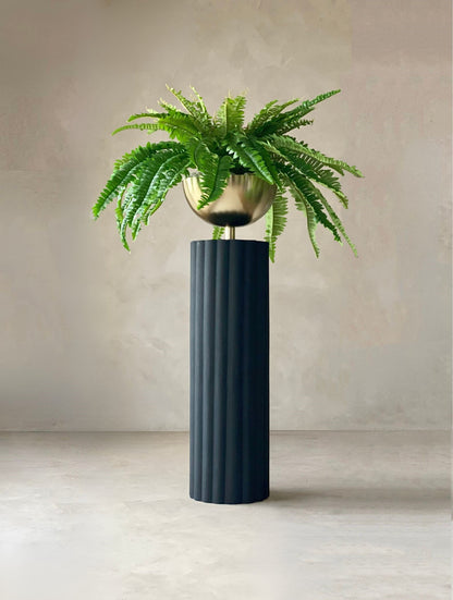 Sabi Fluted Planters - Black