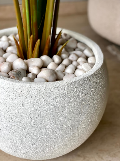 Lithos Planters - Chalk White
