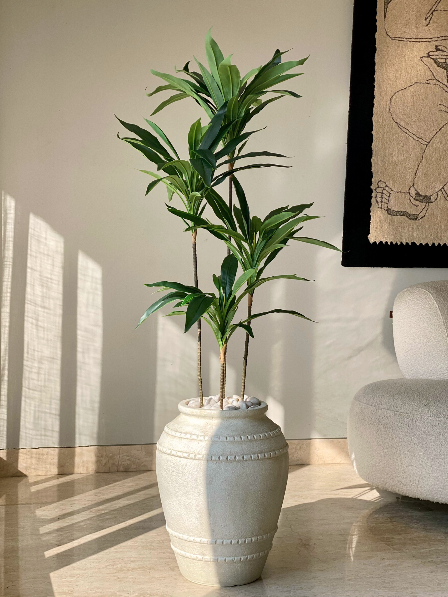 Artificial Dracaena Plant - 4 Feet