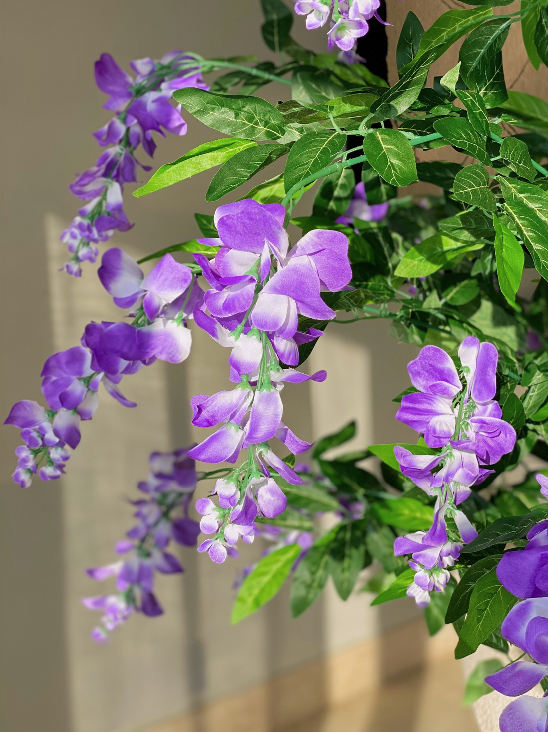 Artificial Sweet Pea Lavender Plant - 5 Feet