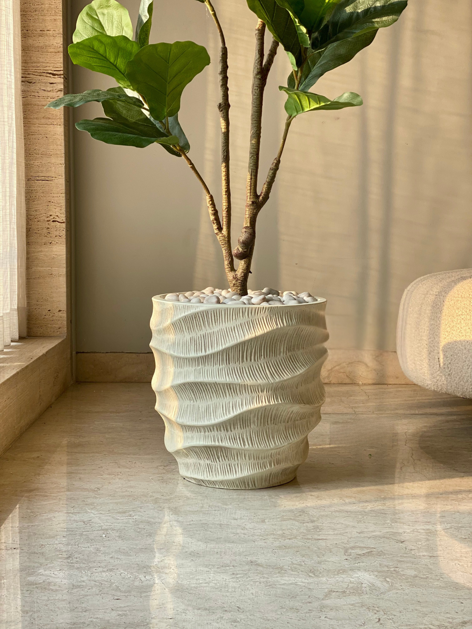 Rubin Wave Planter - Set of 3 (Only For Mumbai)