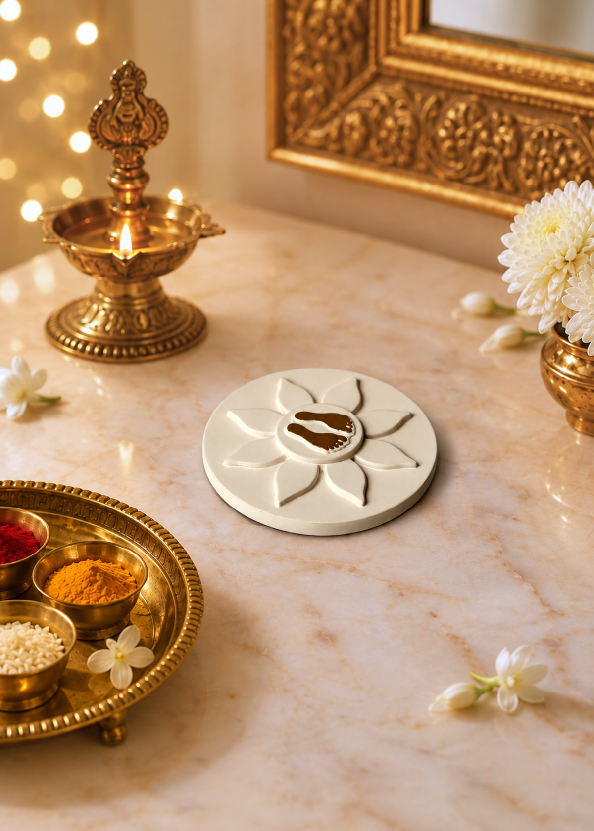 Sacred Petal Paduka