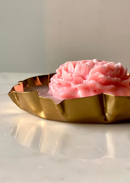 Blush Bloom Gold Urli Candle Gift Set of 3