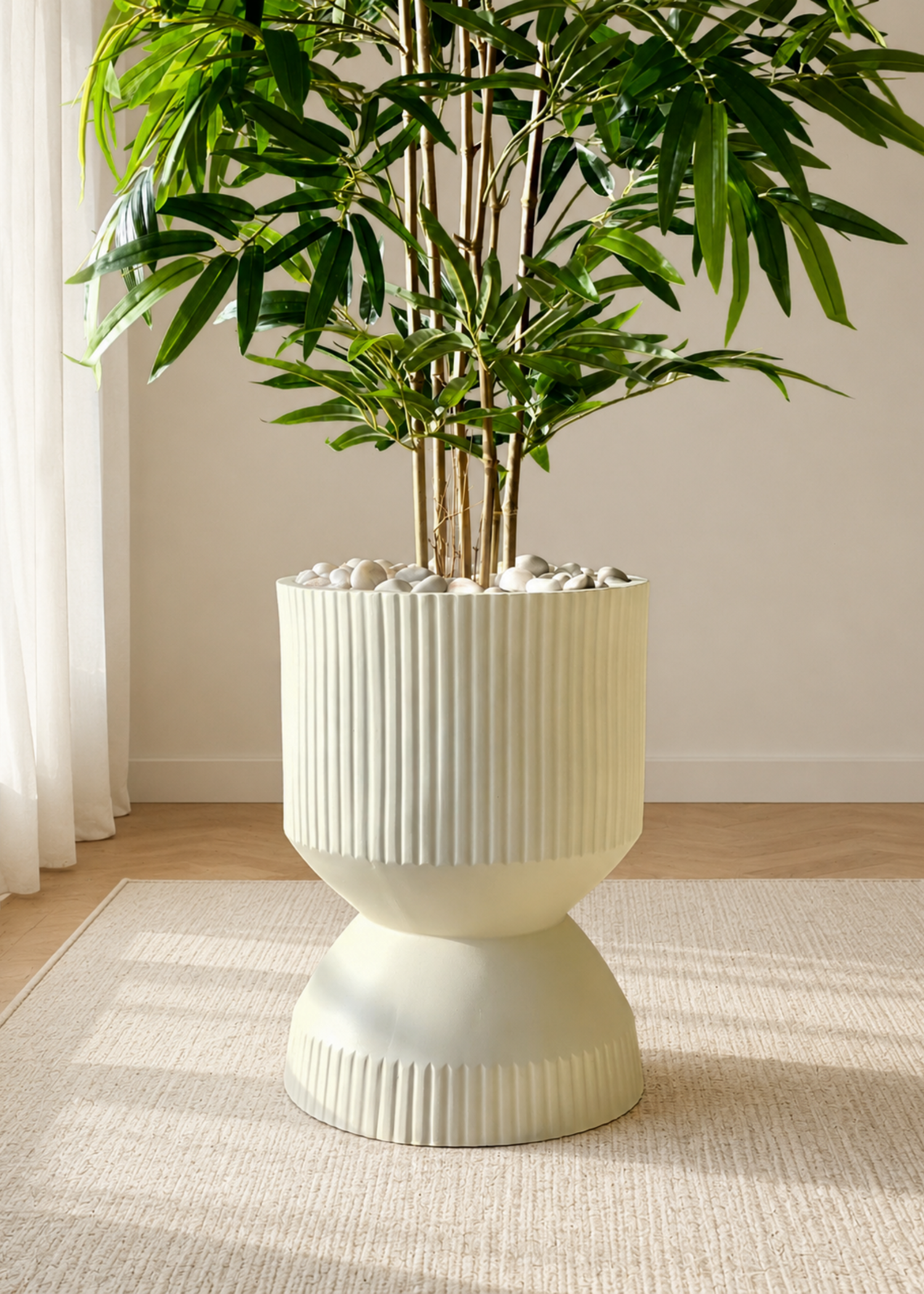 Willow Reversible Planters - Ivory