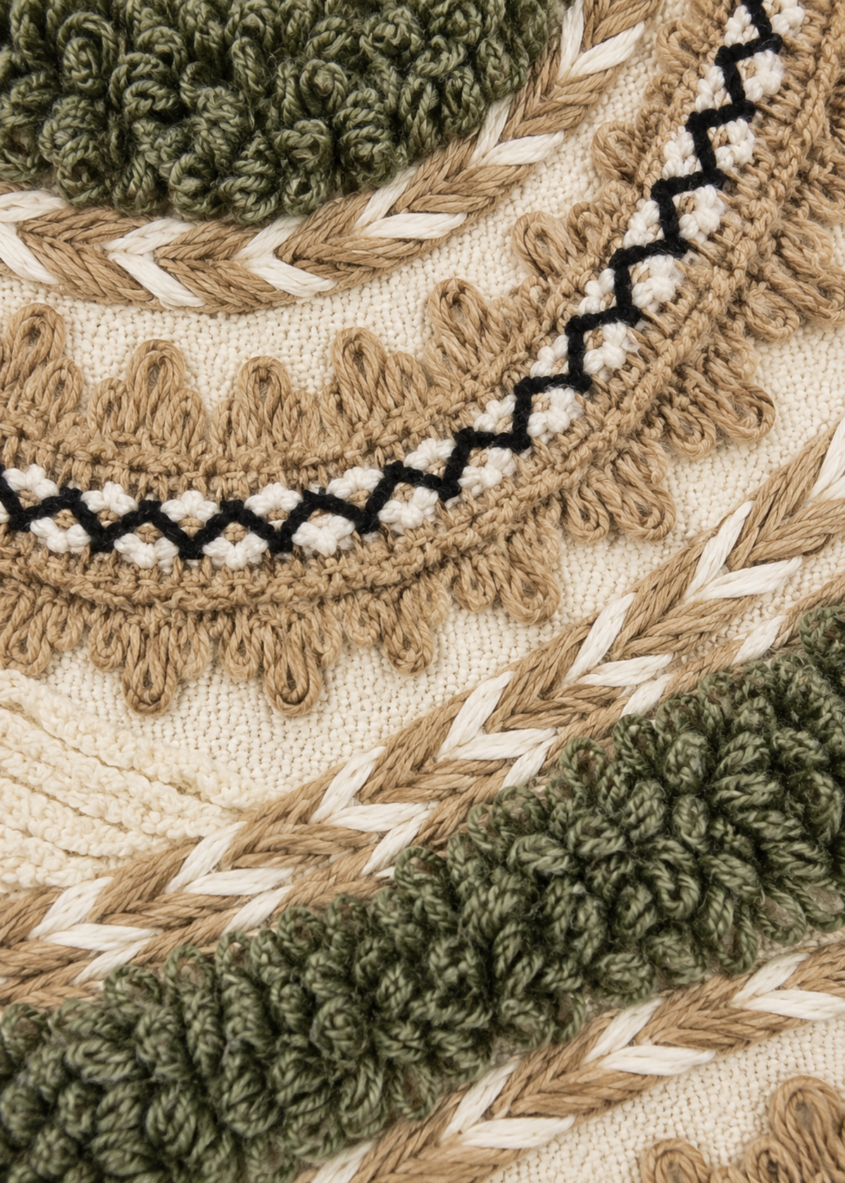 Moss Wave Cushion Cover