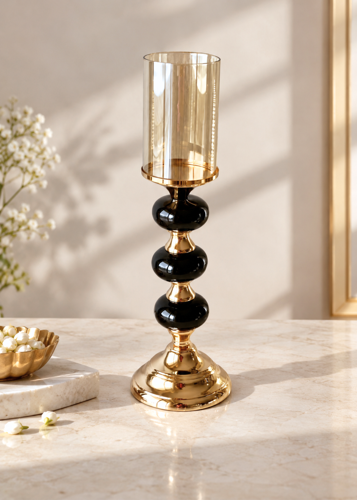 Mystic Large Candle Stand (Black)