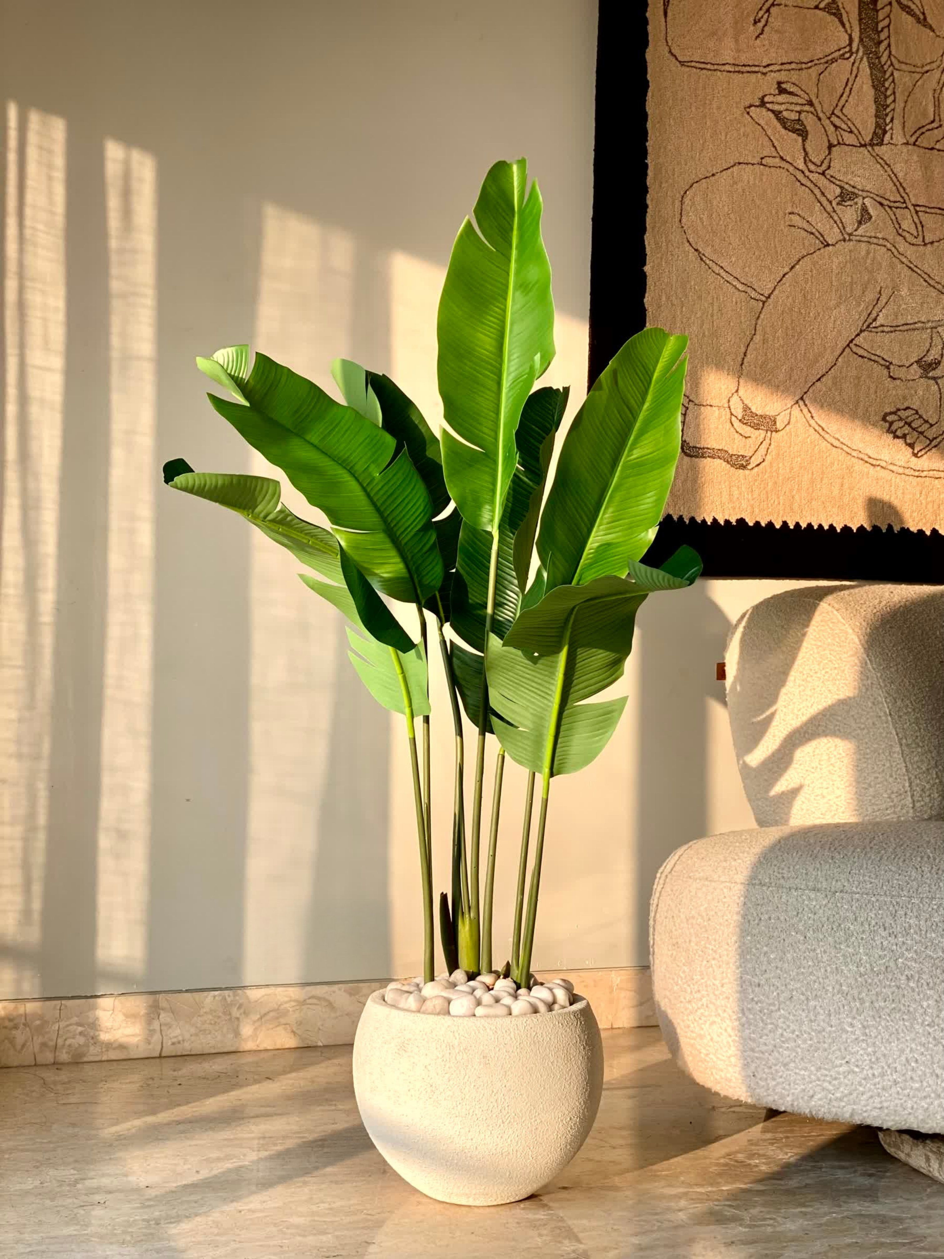 Artificial Coastal Palm Plant - 4 Feet