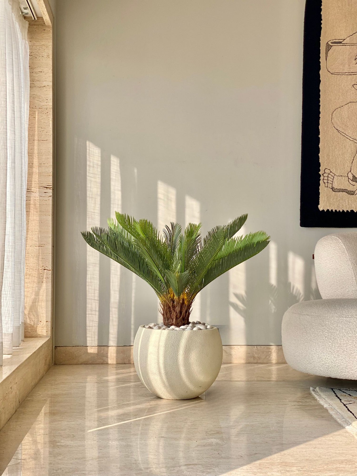 Artificial Cycas Plant - 2.5 Feet